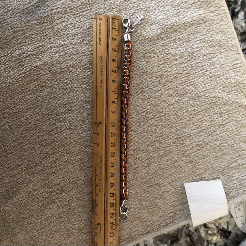 ✂️Lia Sophia Orange/silver bracelet - Picture 3 of 4